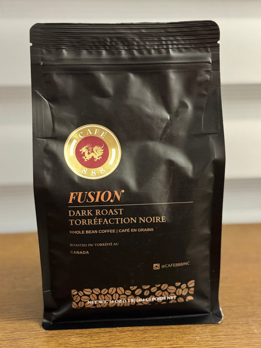 Café 888 - Fusion - Whole Bean Coffee// Café en grains